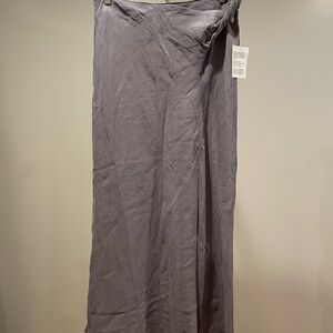 Topshop Charcoal Maxi Skirt Women’s Size 8